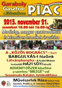 Nov.21. gasztro piac.