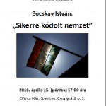 Bocskay István előadása.